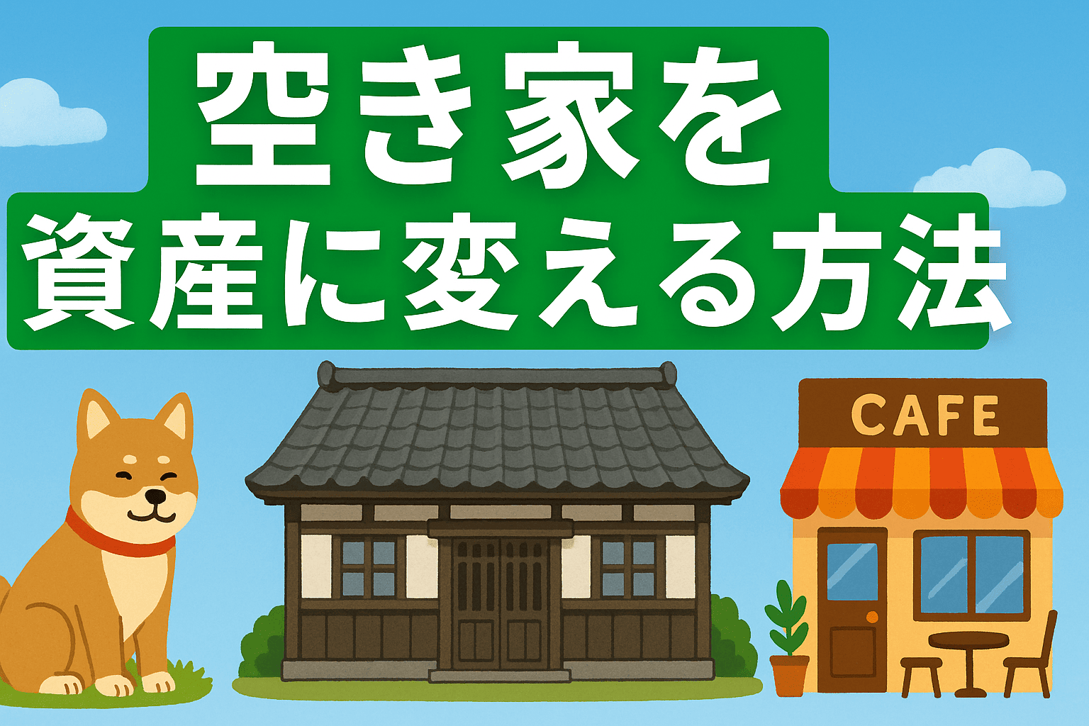 空き家を資産に変える方法 ～買取契約から転用・第三者売渡まで～